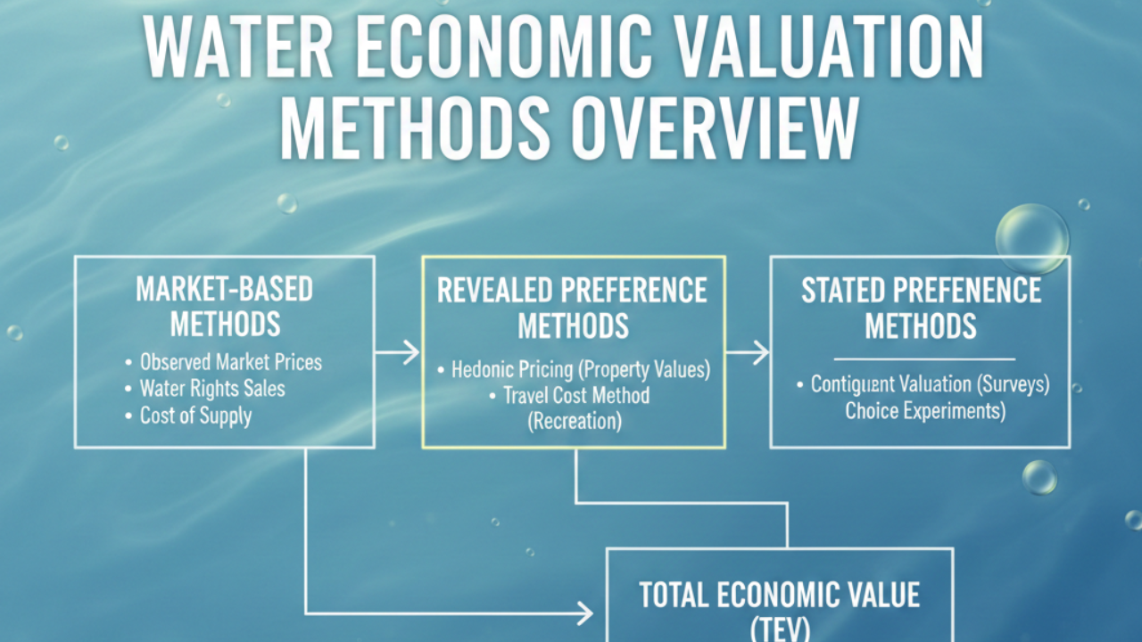 Water Economic Valuation Methods Overview