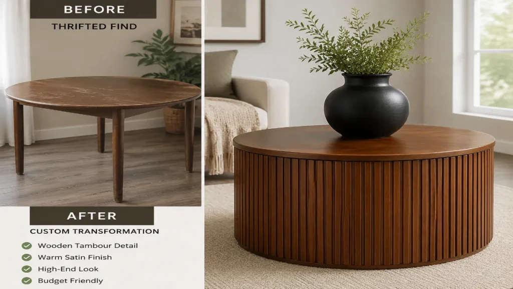 DIY Tambour Table Makeover – Budget to Luxury Transformation