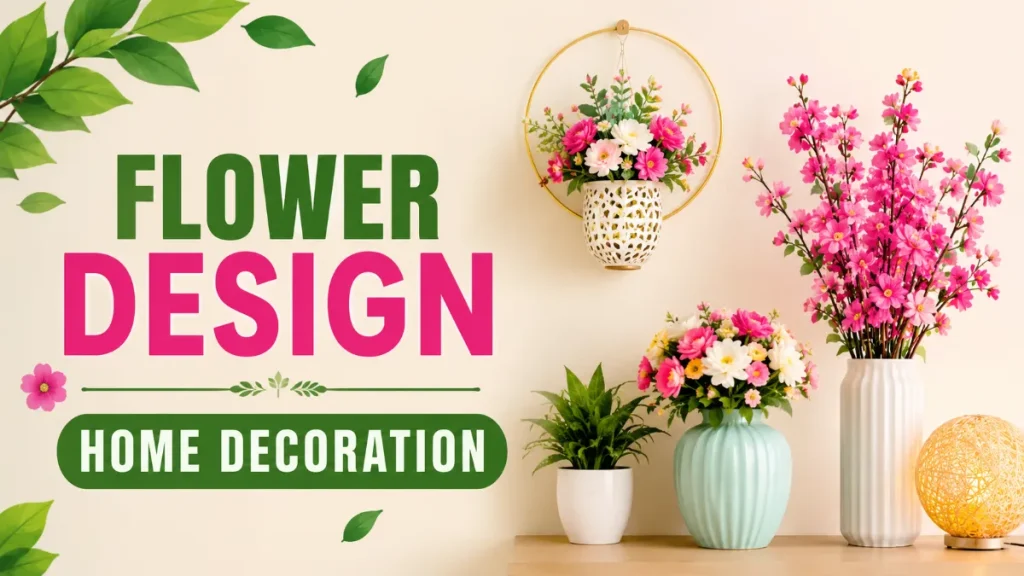 Flower Design Home Decoration