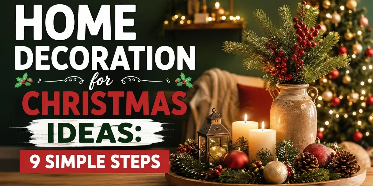 Home Decoration for Christmas Ideas: 9 Simple Steps