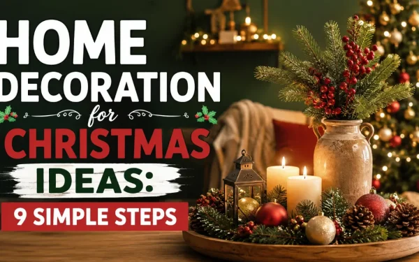 Home Decoration for Christmas Ideas: 9 Simple Steps