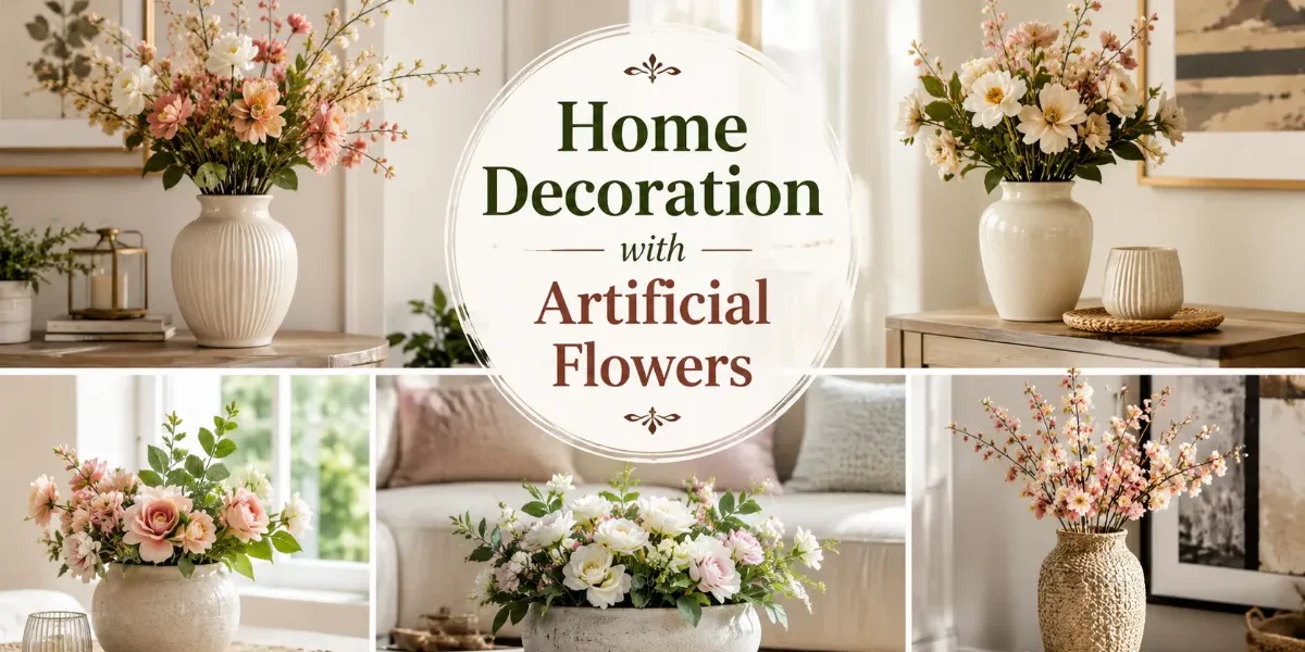 Home Decoration with Artificial Flowers: 25 Elegant Ideas for Every Room