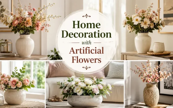 Home Decoration with Artificial Flowers: 25 Elegant Ideas for Every Room