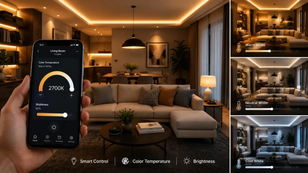 Smart Home Lighting Control App | Modern Ambient Lighting। Home Decoration Lights
