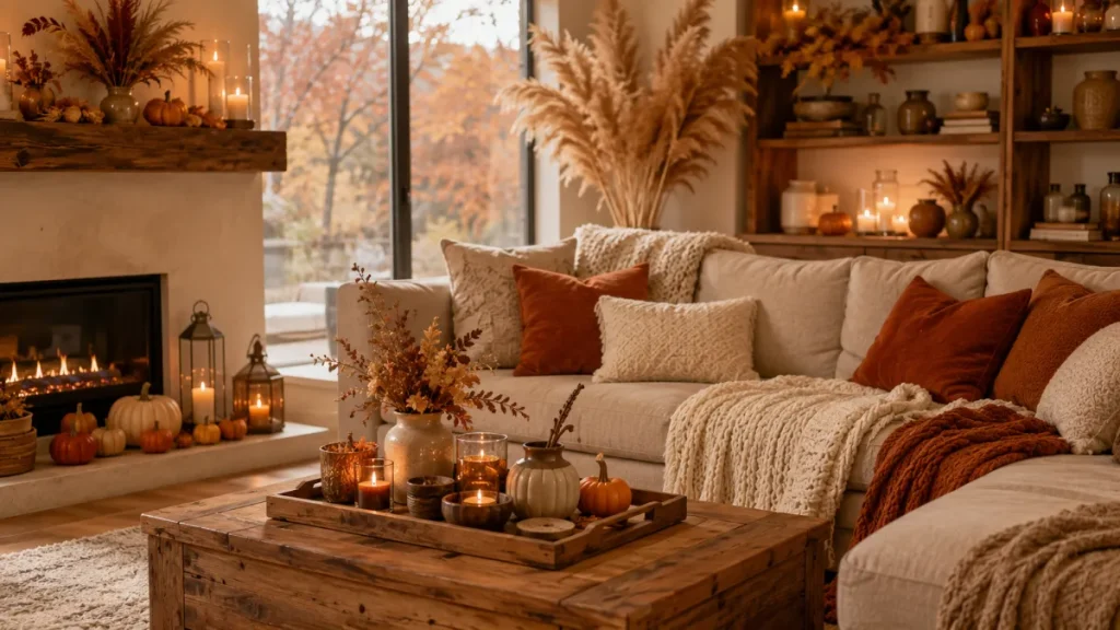 15 Autumn Home Decoration Ideas for a Cozy 2026 Home 1 Autumn Home Decoration Ideas for a Cozy Modern Living Room